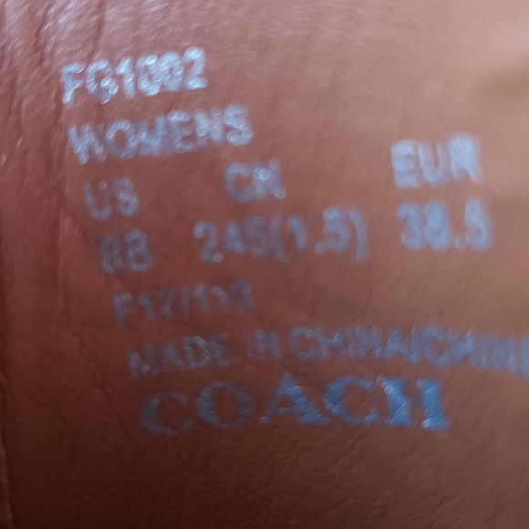 Coach Boots Black - Picture 5 of 7